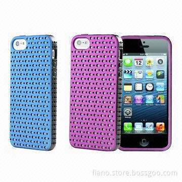 TPU Cases for iPhone 5/5S, with Hole Shape Design, OEM/ODM Orders Welcomed